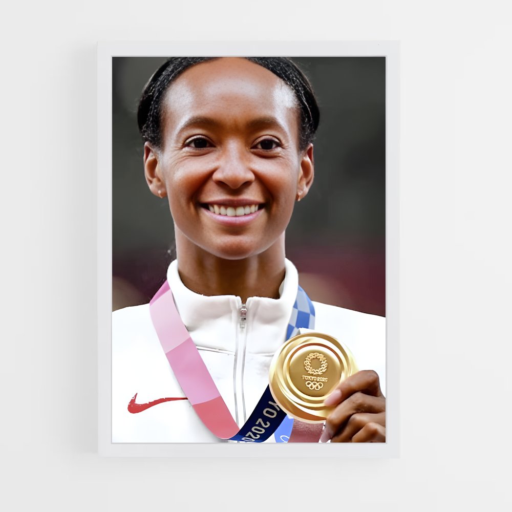 Poster L'Étoile de Dalilah – affiche Athlétisme (vue 3)
